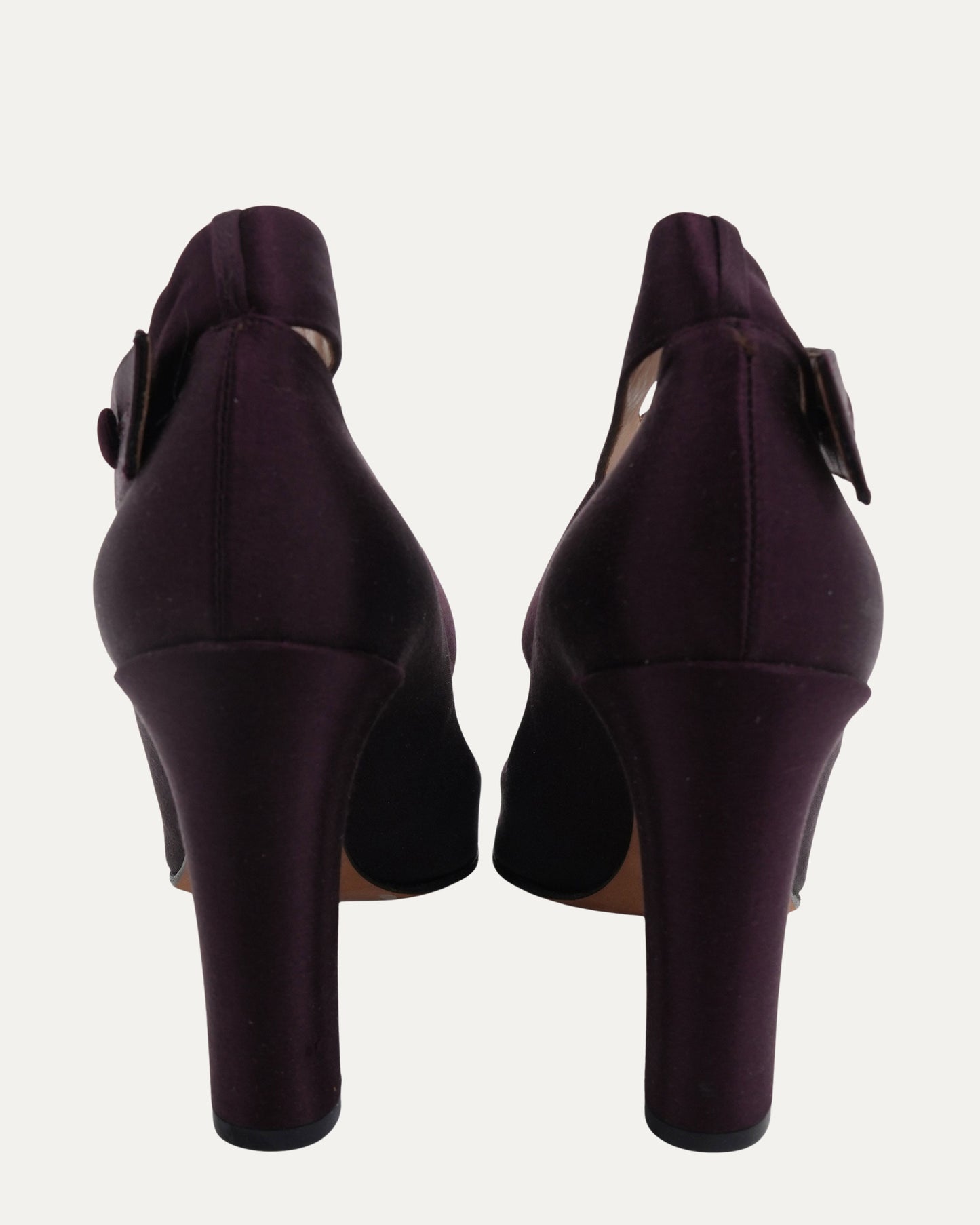 Tom Ford Era FW 2001 Satin Ballerina Mary Jane Heels