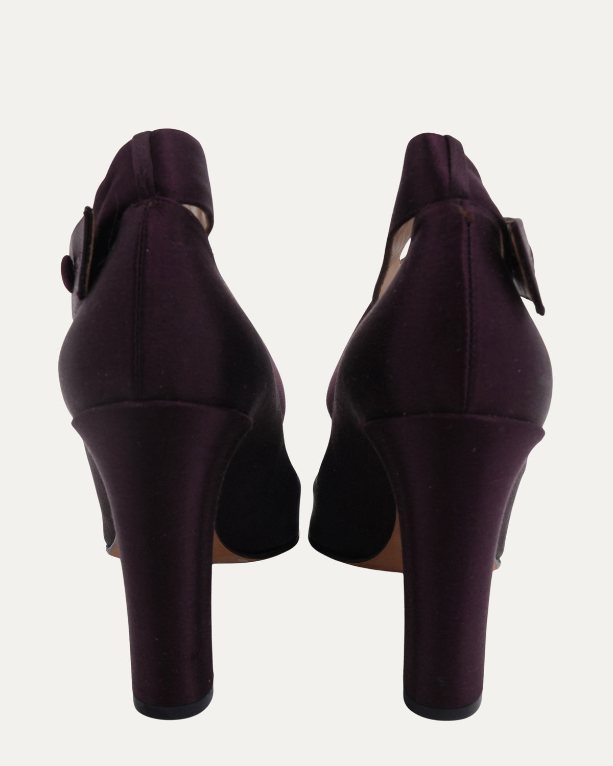 Tom Ford Era FW 2001 Satin Ballerina Mary Jane Heels