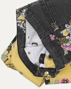 SS 2003 Chinoiserie Floral Print Denim