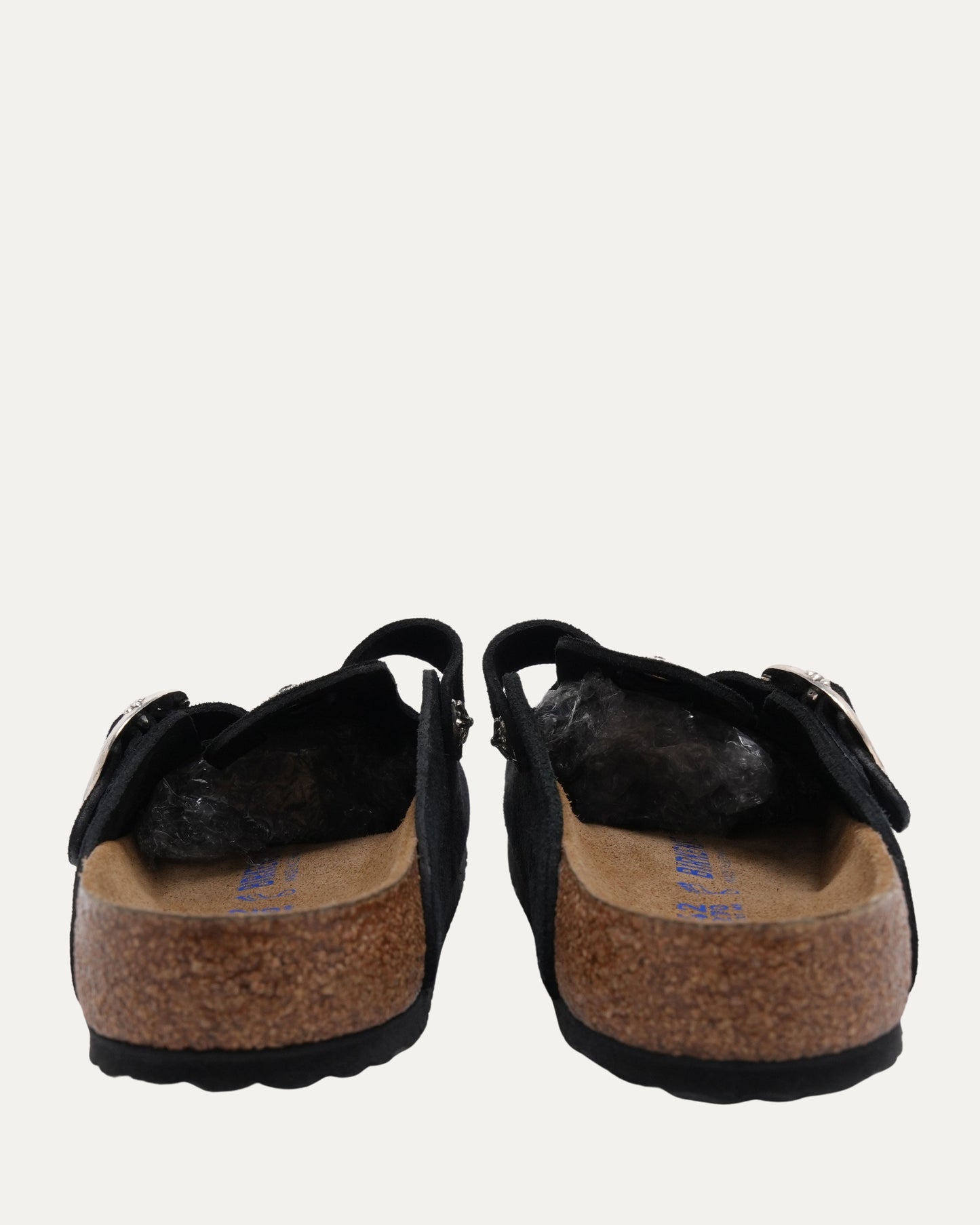 Dagger Embellished Birkenstock Boston Suede Mule