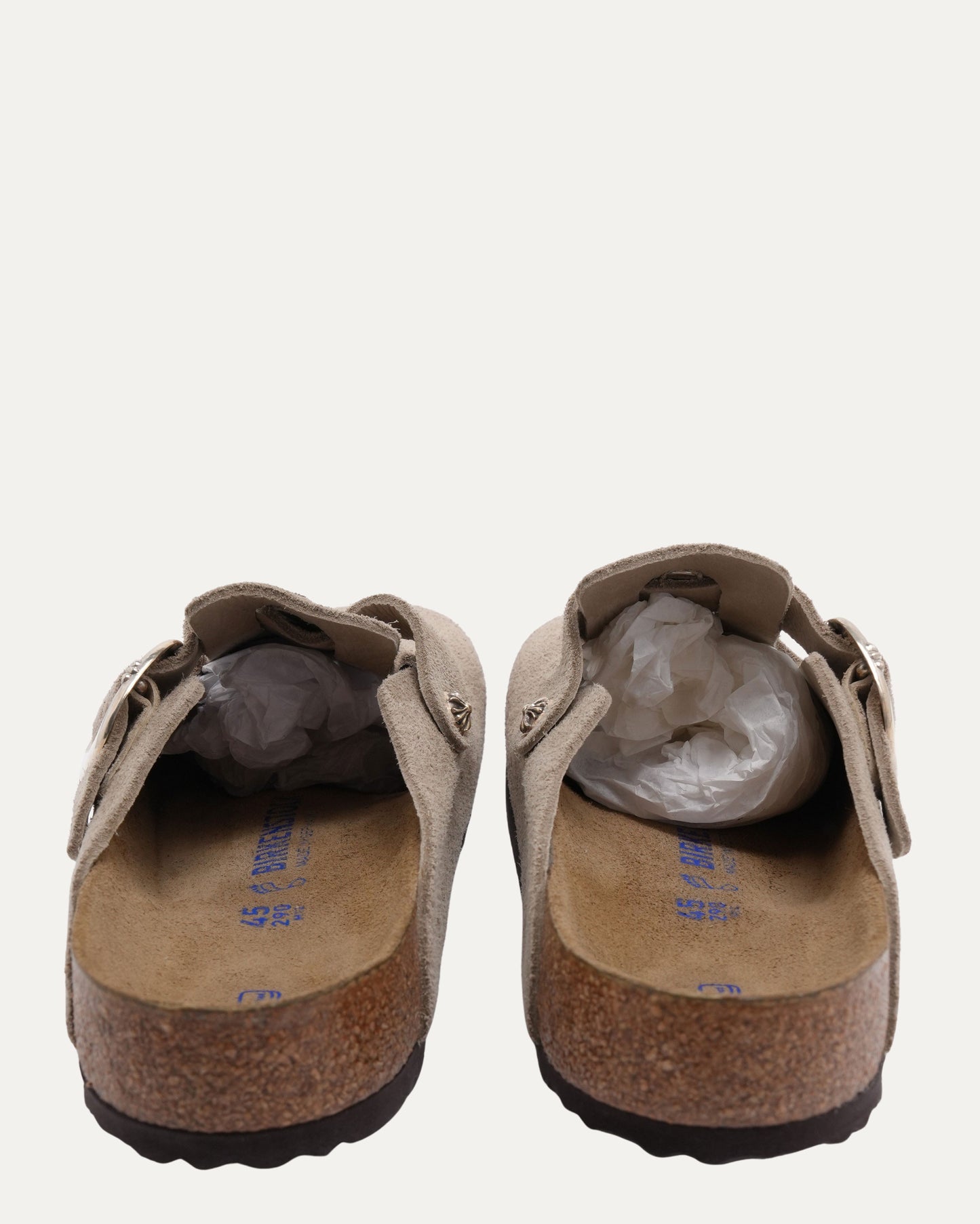 Dagger Embellished Birkenstock Boston Suede Mule