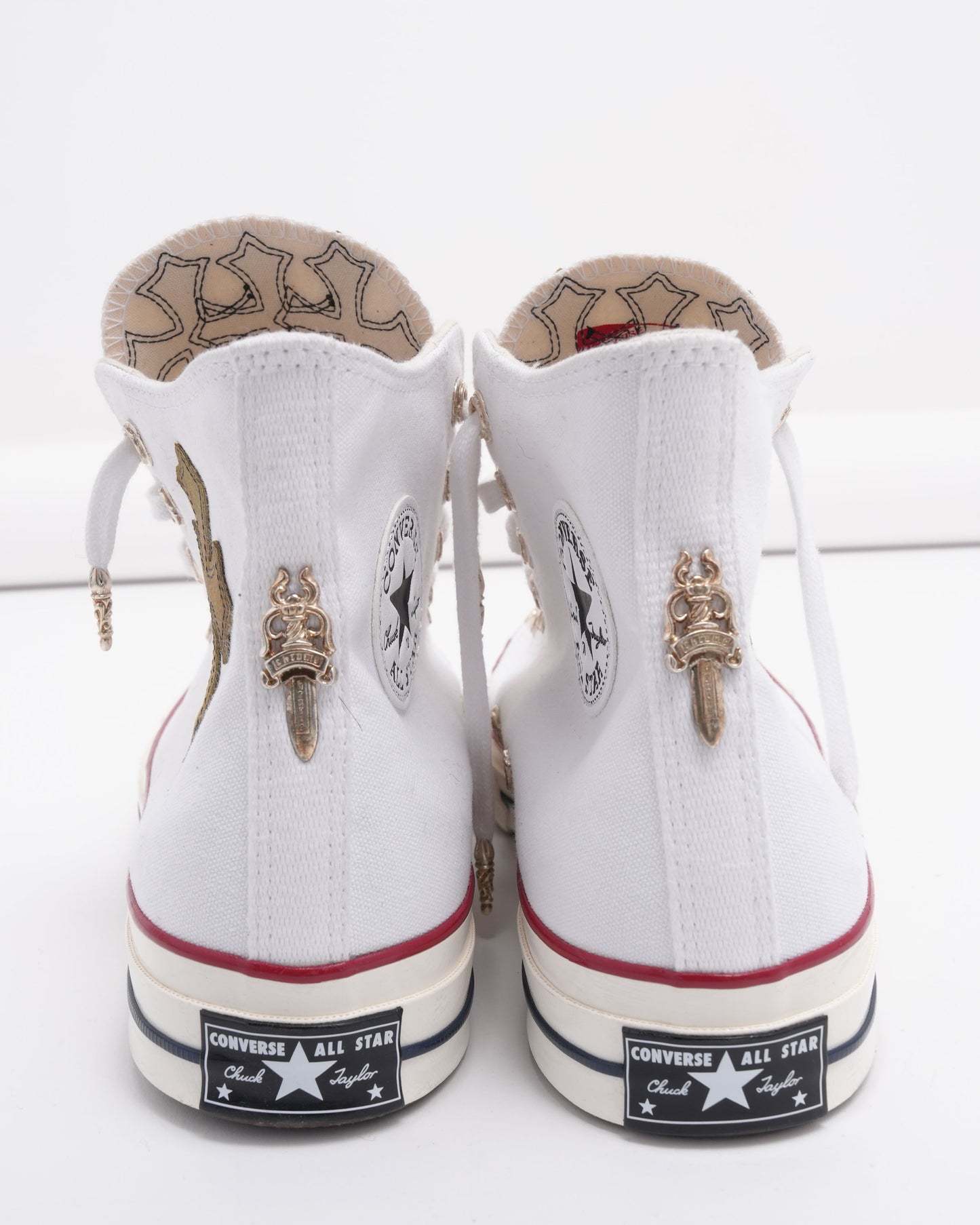 Cross Patch Converse Chuck Taylor Sneakers