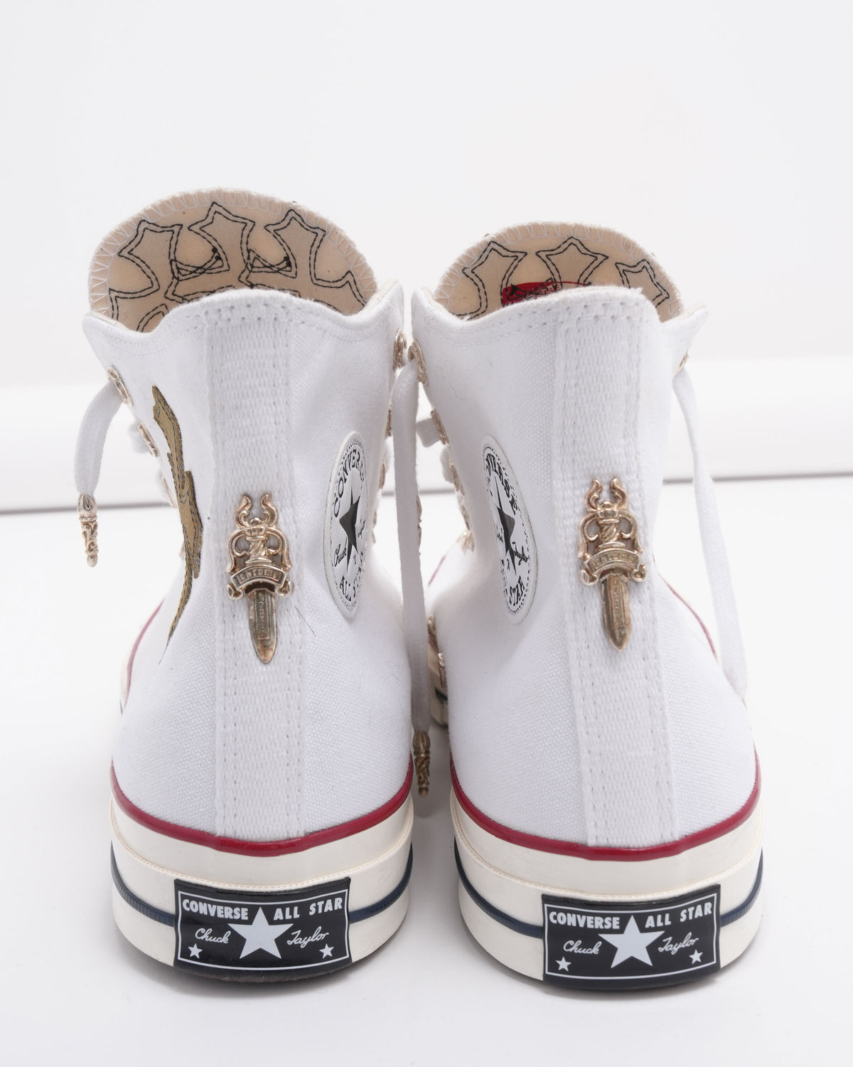 Cross Patch Converse Chuck Taylor Sneakers