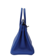 Kanye West Lucien Togo Verso Birkin 25 Bleu Royal Capucine