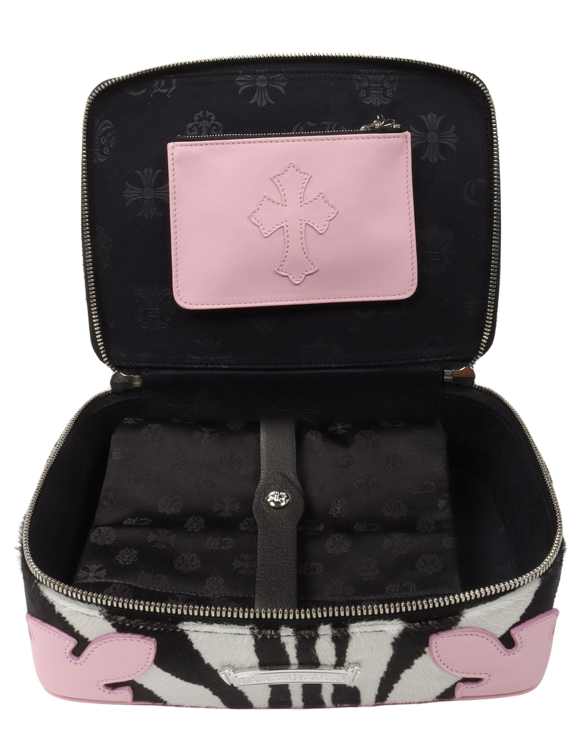 Leather & Pony Hair Jewelry Case