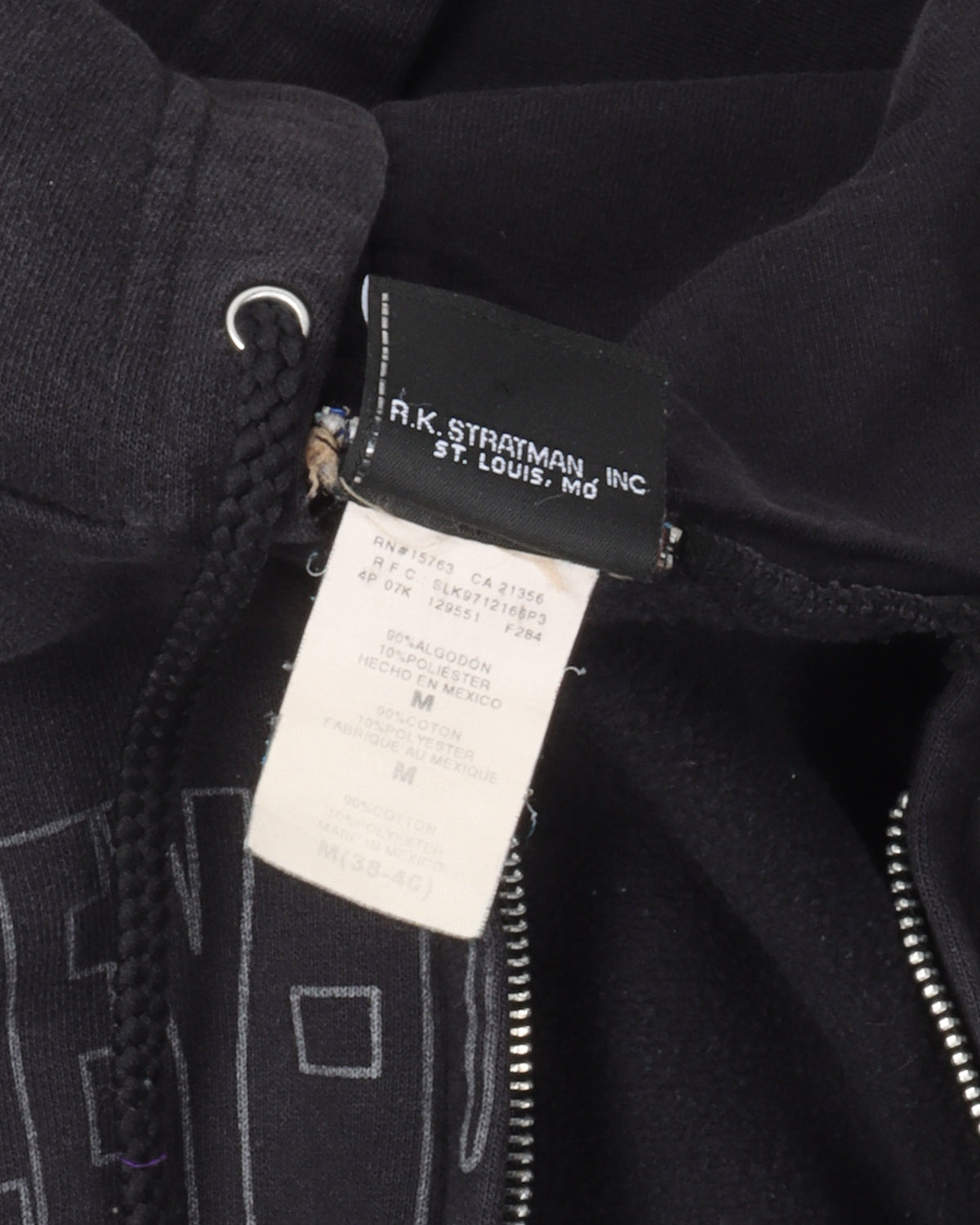 Harley Davidson Skeleton Logo Zip Up Hoodie