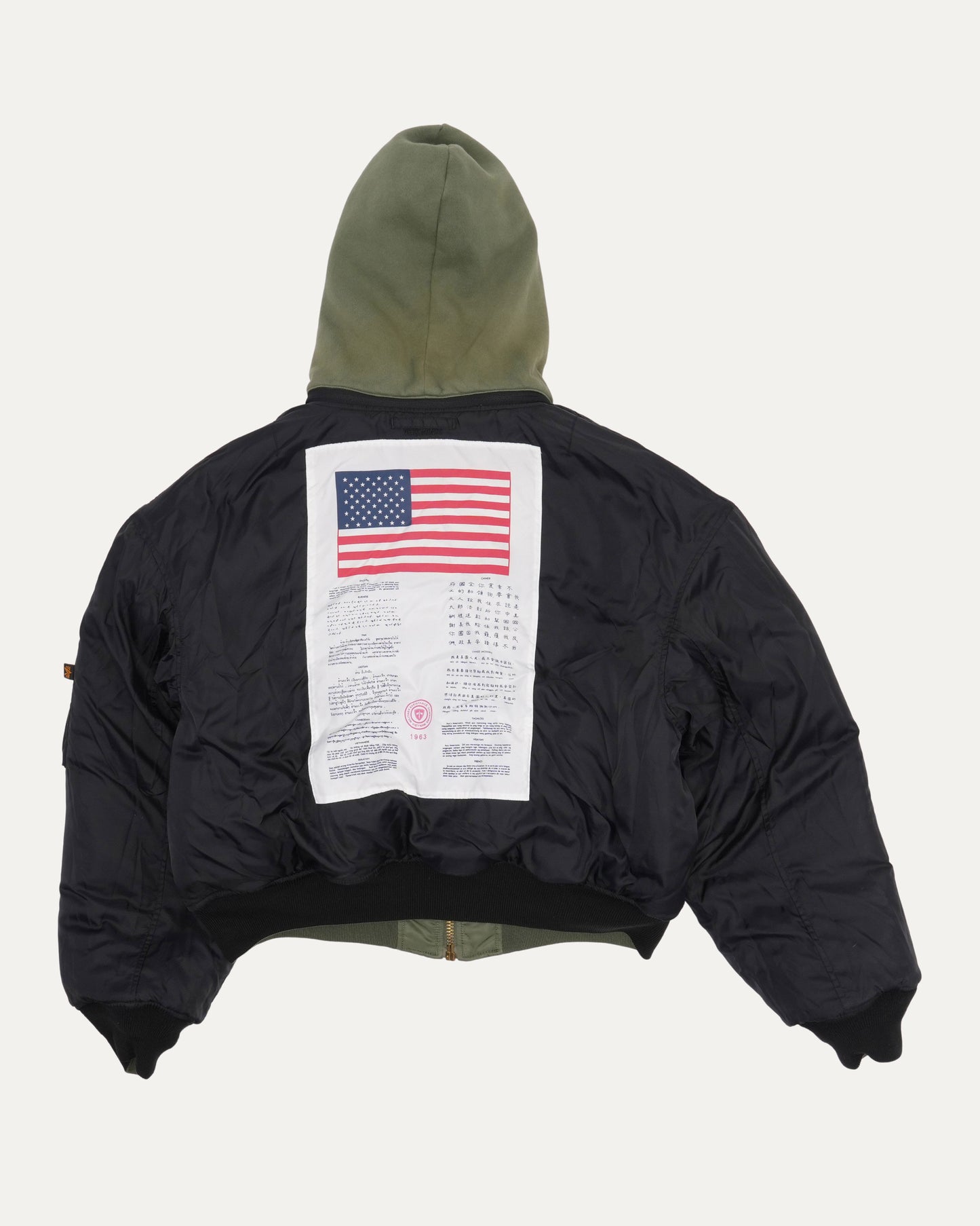 Alpha Industries Reversible Flag MA-1 Bomber Jacket