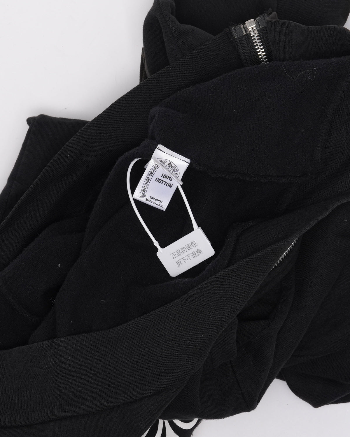 Vintage Thermal Lined Fleur Logo Zip Up Hoodie