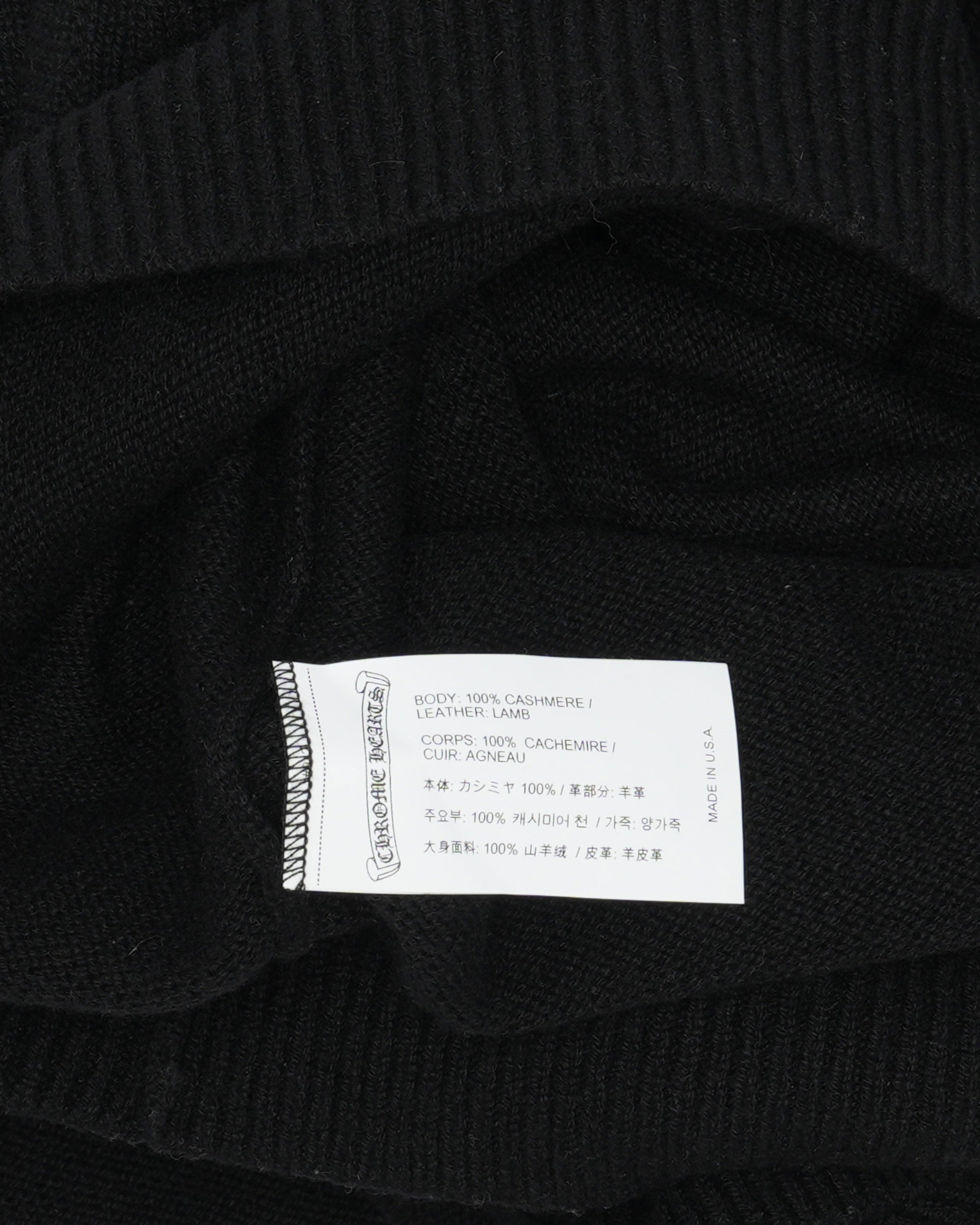 Cashmere Cross Patch Hoodie