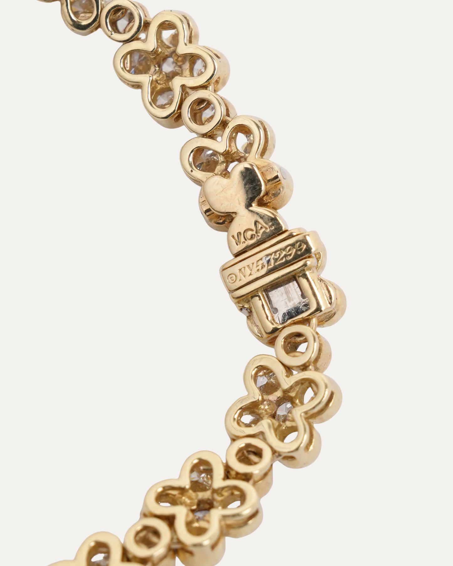 Gold Diamond Tennis Bracelet
