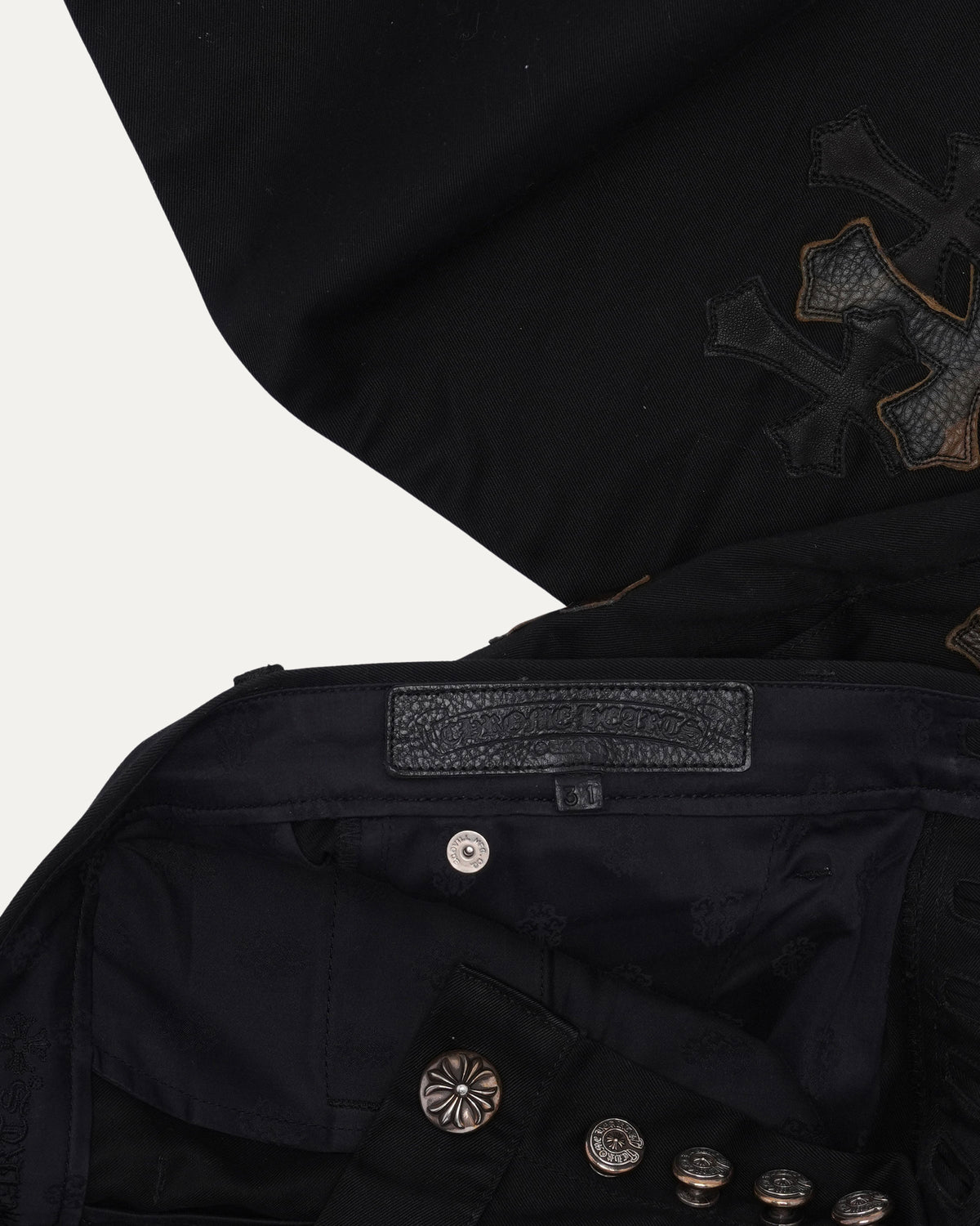 Cross Patch Chino Pants
