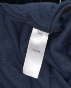 Straight Leg Logo Embroidered Velour Track Pants