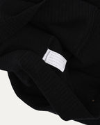 Pony Hair Cross Patch Hooded Sweater