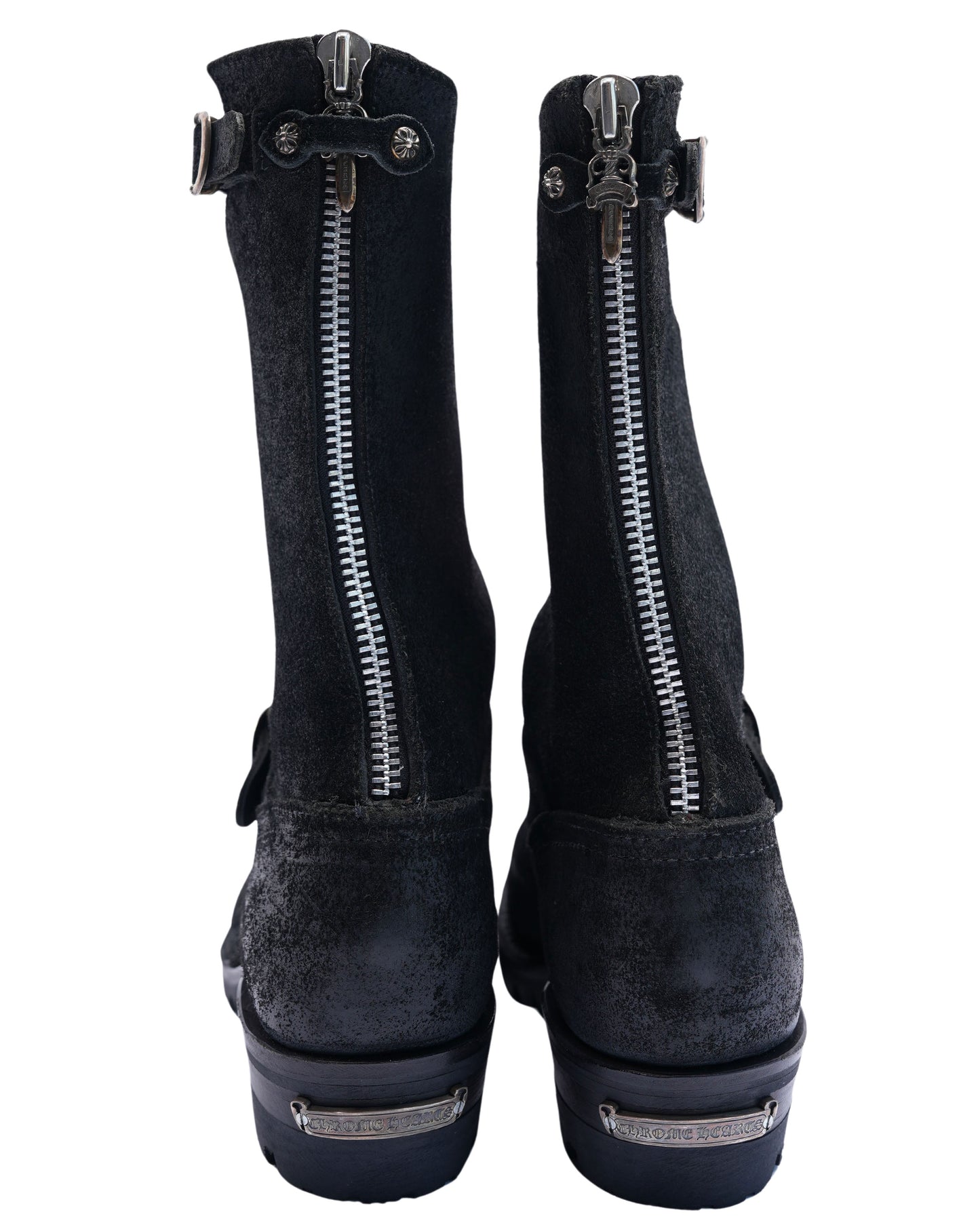 Wesco Reverse Leather Scarecrow Engineer Boots