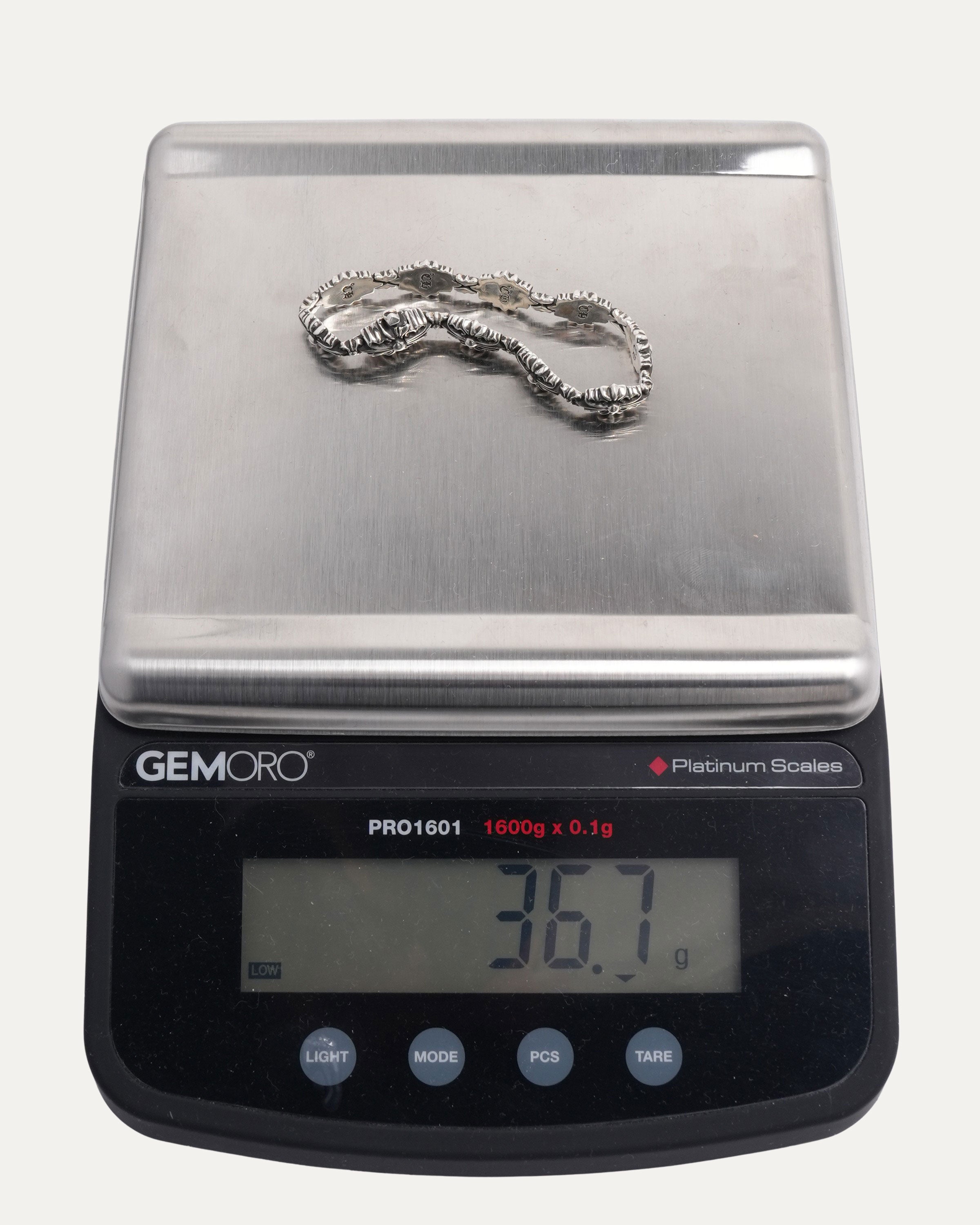 Chrome Hearts Floral Cross Link Bracelet – Justin Reed