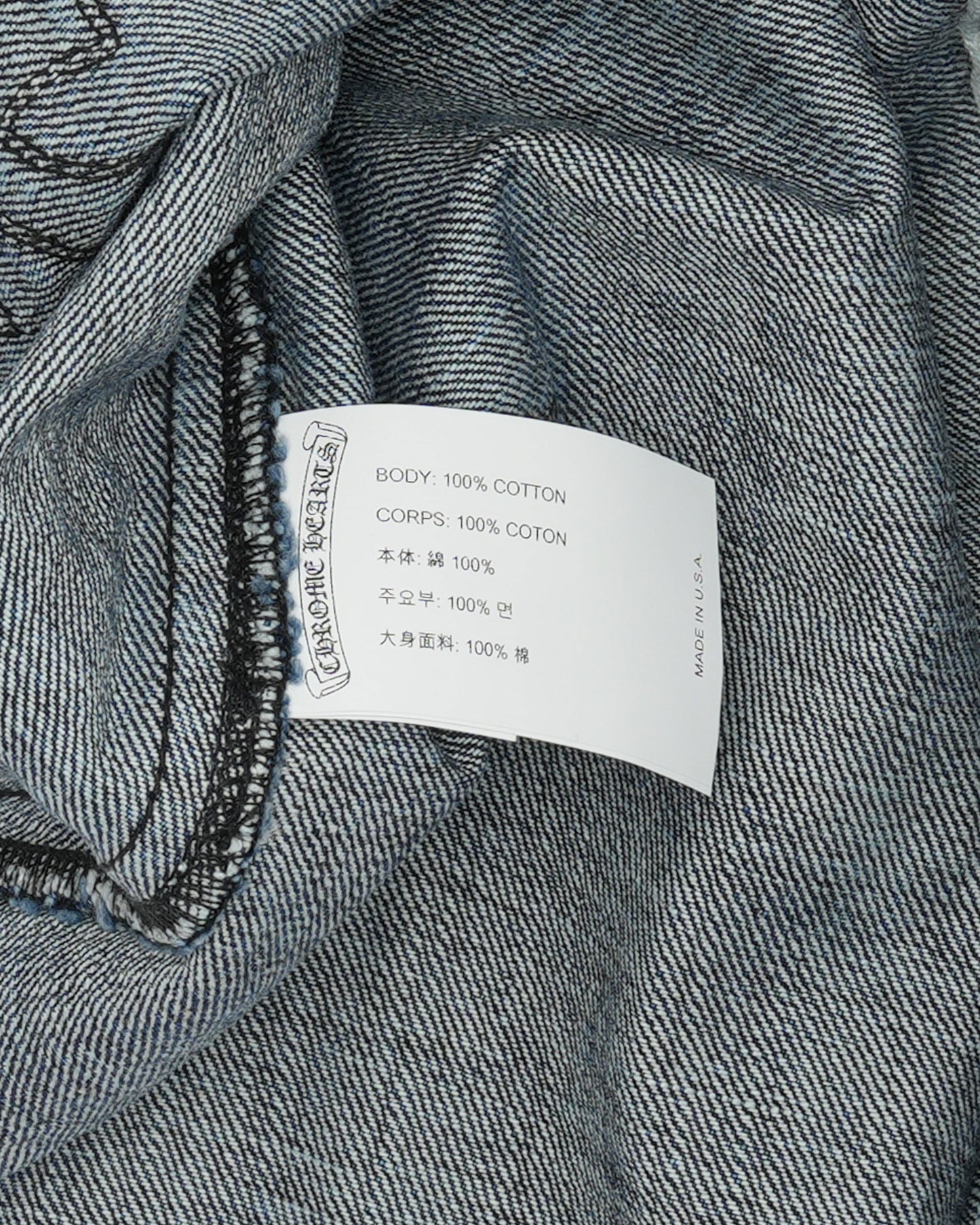 Denim Cross Patch Shirt