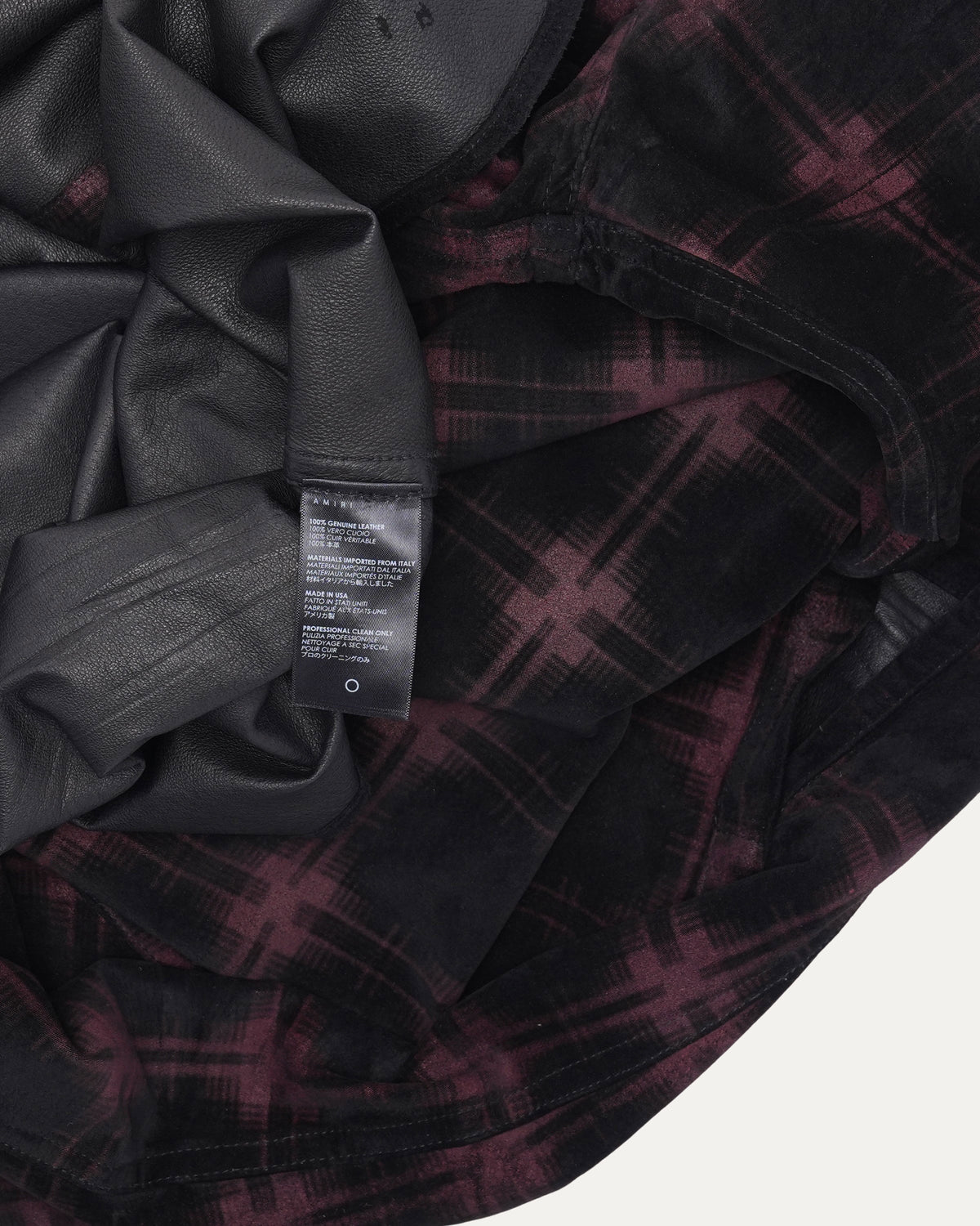 Plaid Suede Shirt
