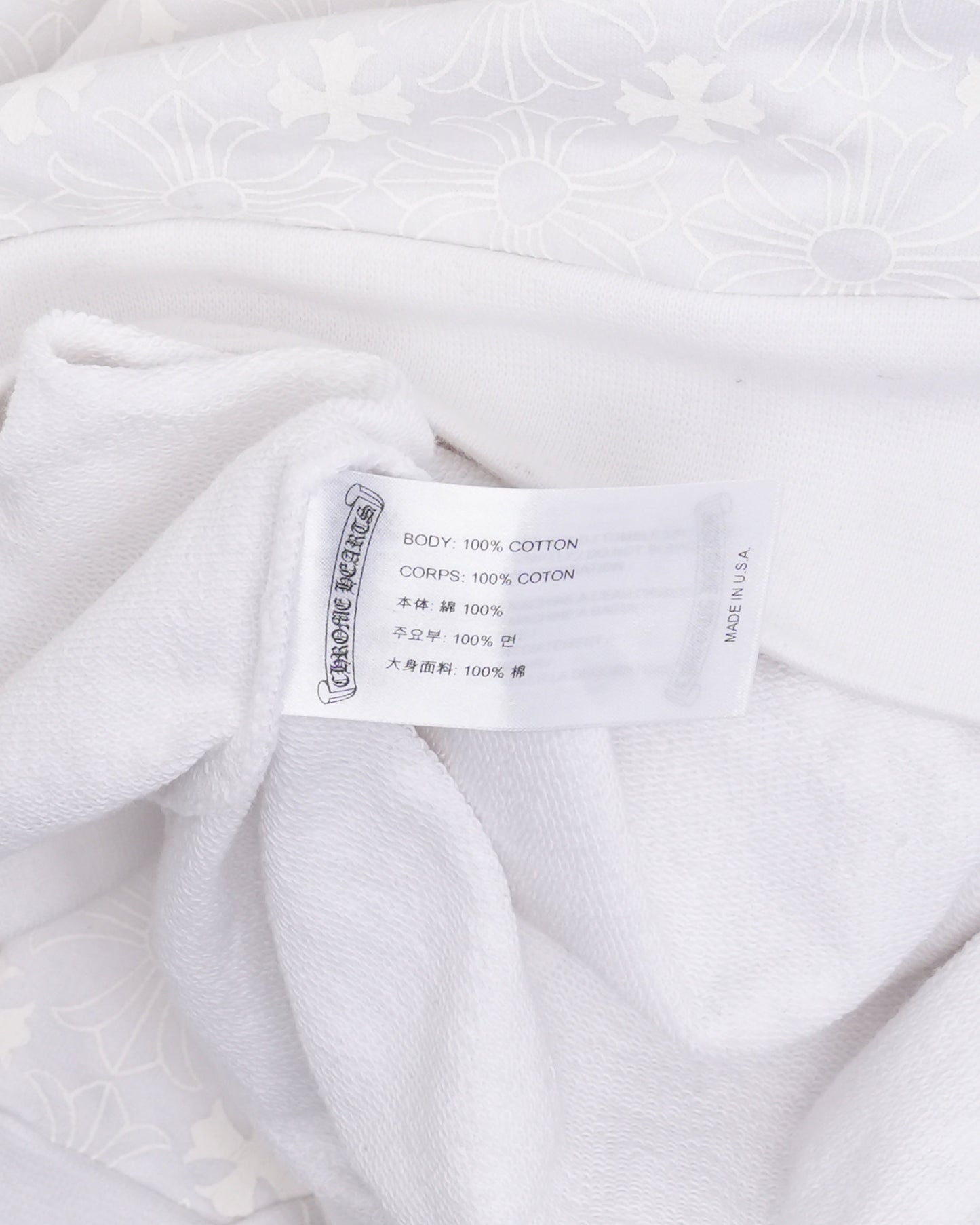 Monogram Horseshoe Logo Hoodie