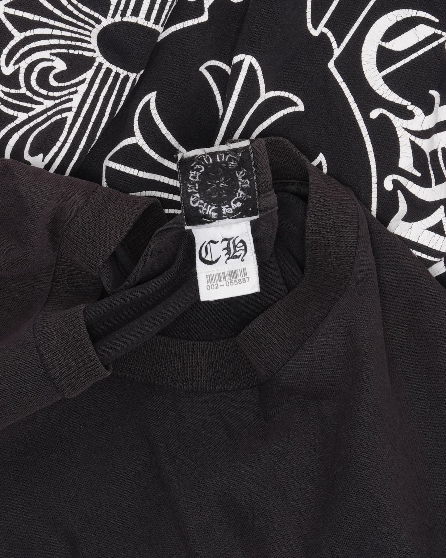 Vintage Las Vegas Horseshoe Logo Long Sleeve Pocket T-Shirt