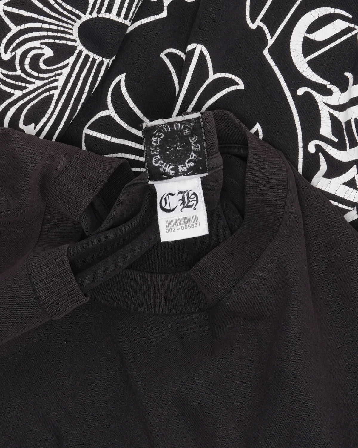 Vintage Las Vegas Horseshoe Logo Long Sleeve Pocket T-Shirt