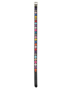Multicolor Cross Patch Roller Belt