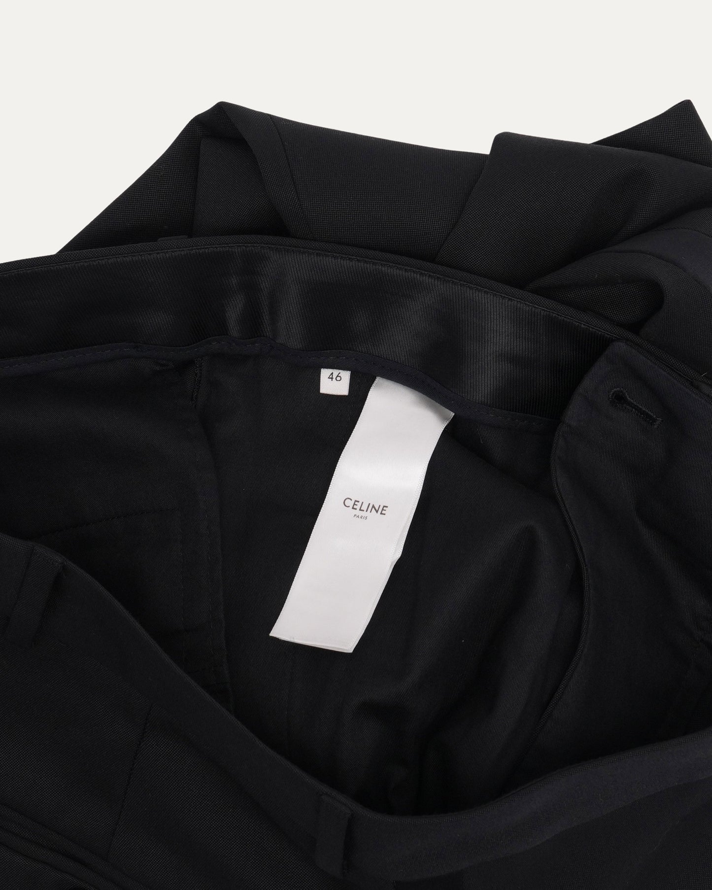 Wool Tuxedo Pants