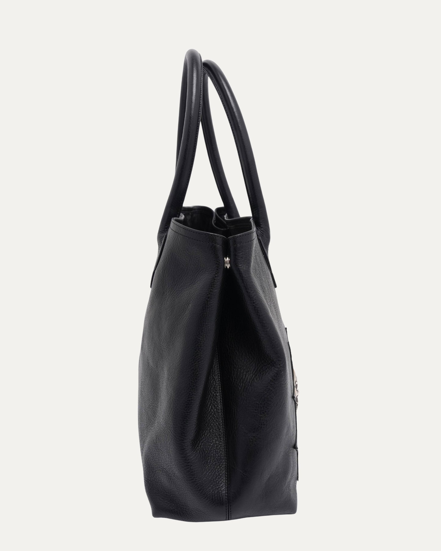 Star Patch Embellished Tote Bag