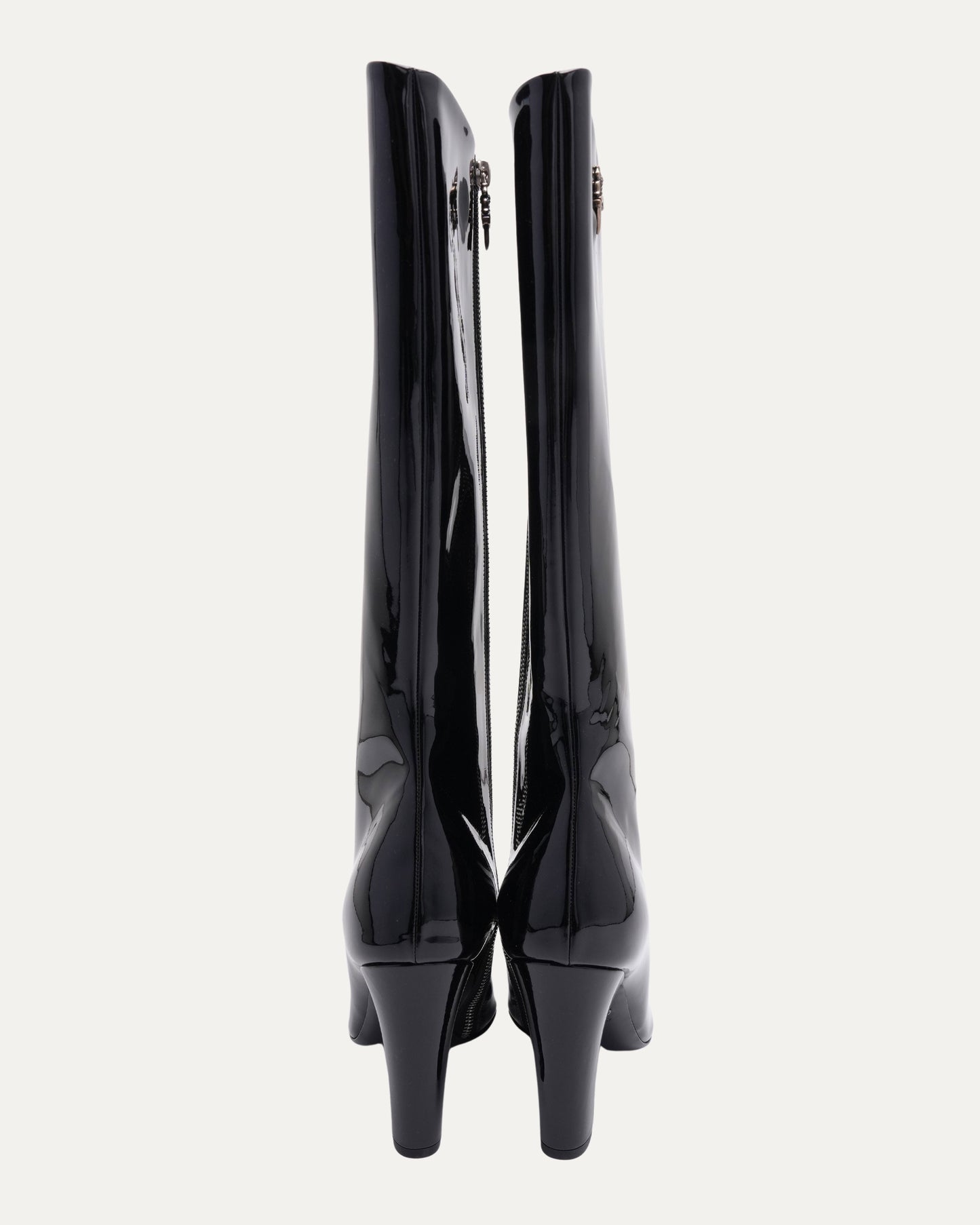 Patent Leather Dagger Embellished Sugar Jones Boots