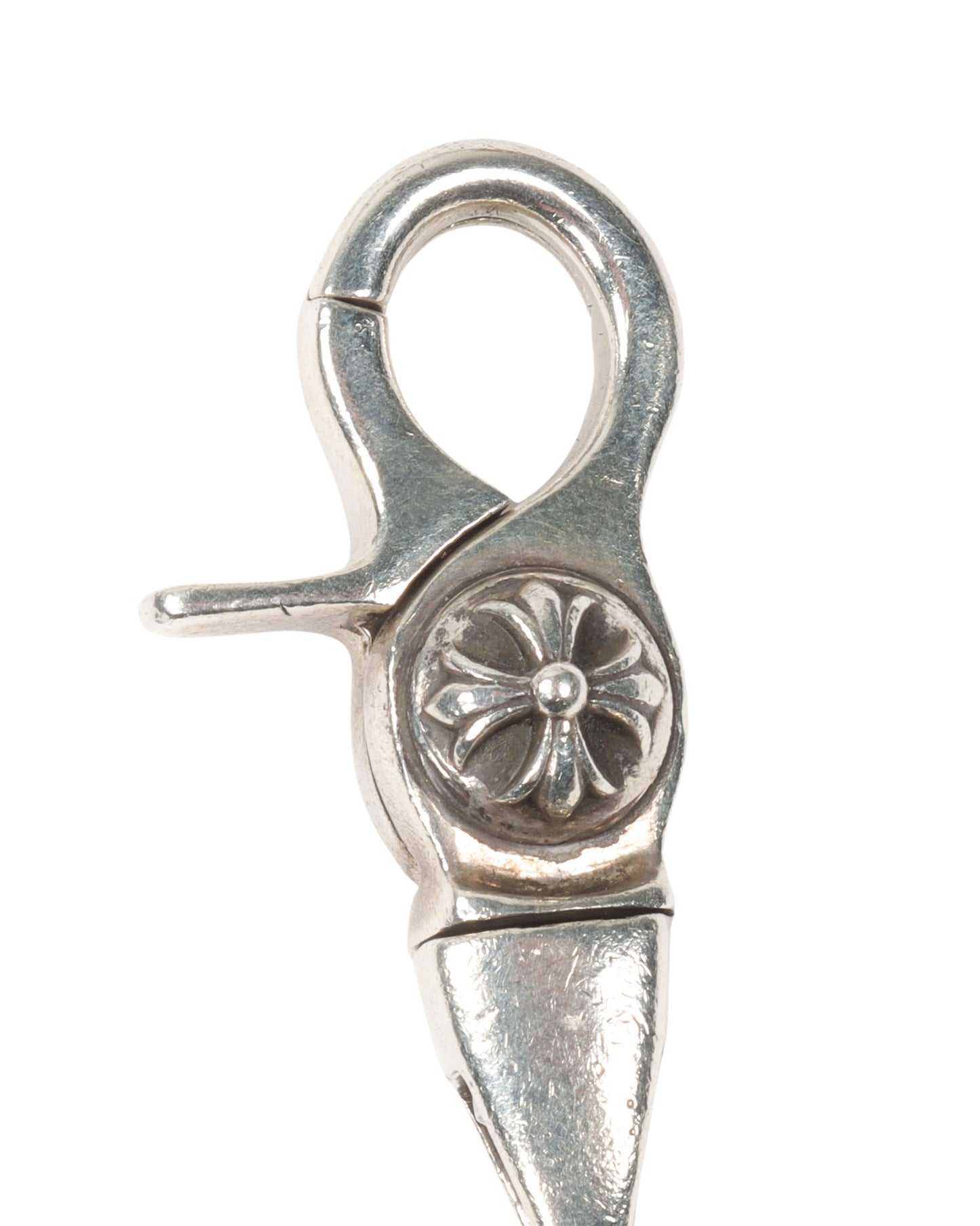Silver Dice Keychain Clip