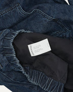 Ruckus Hooded Denim Cross Patch Jacket