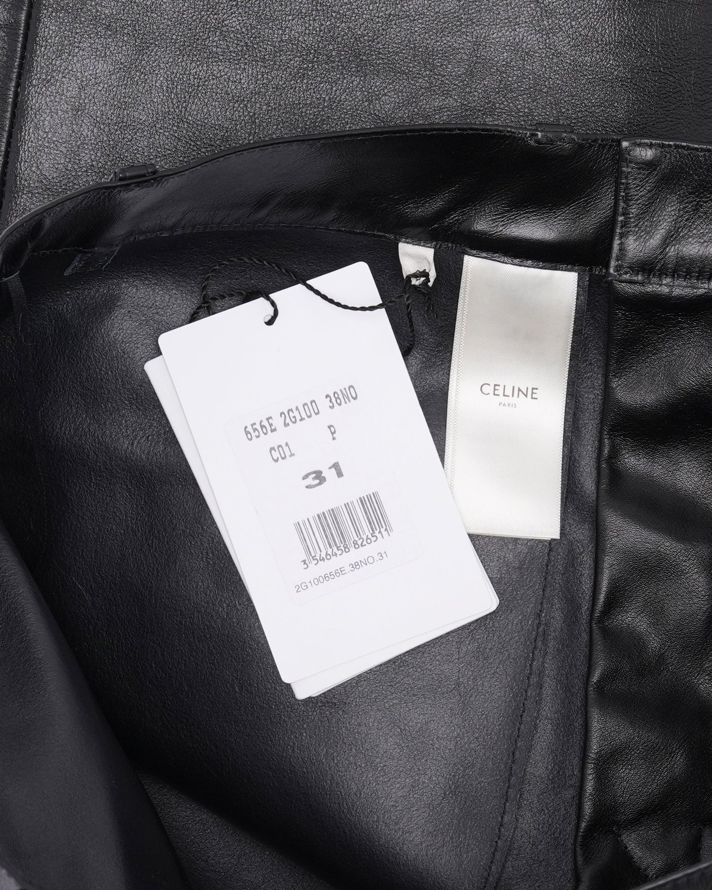 Calf Leather Pants