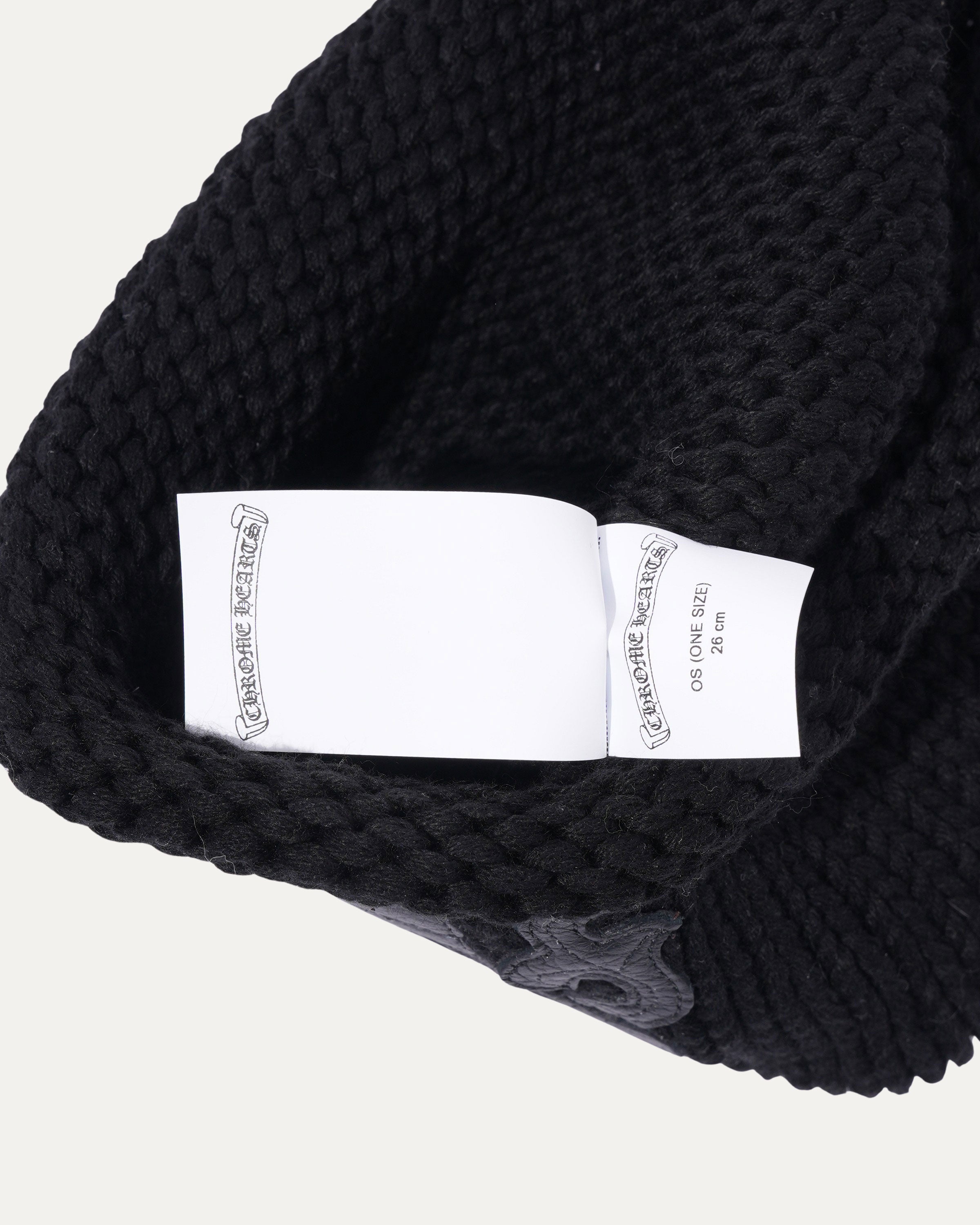 Fleur Patch Cashmere Beanie