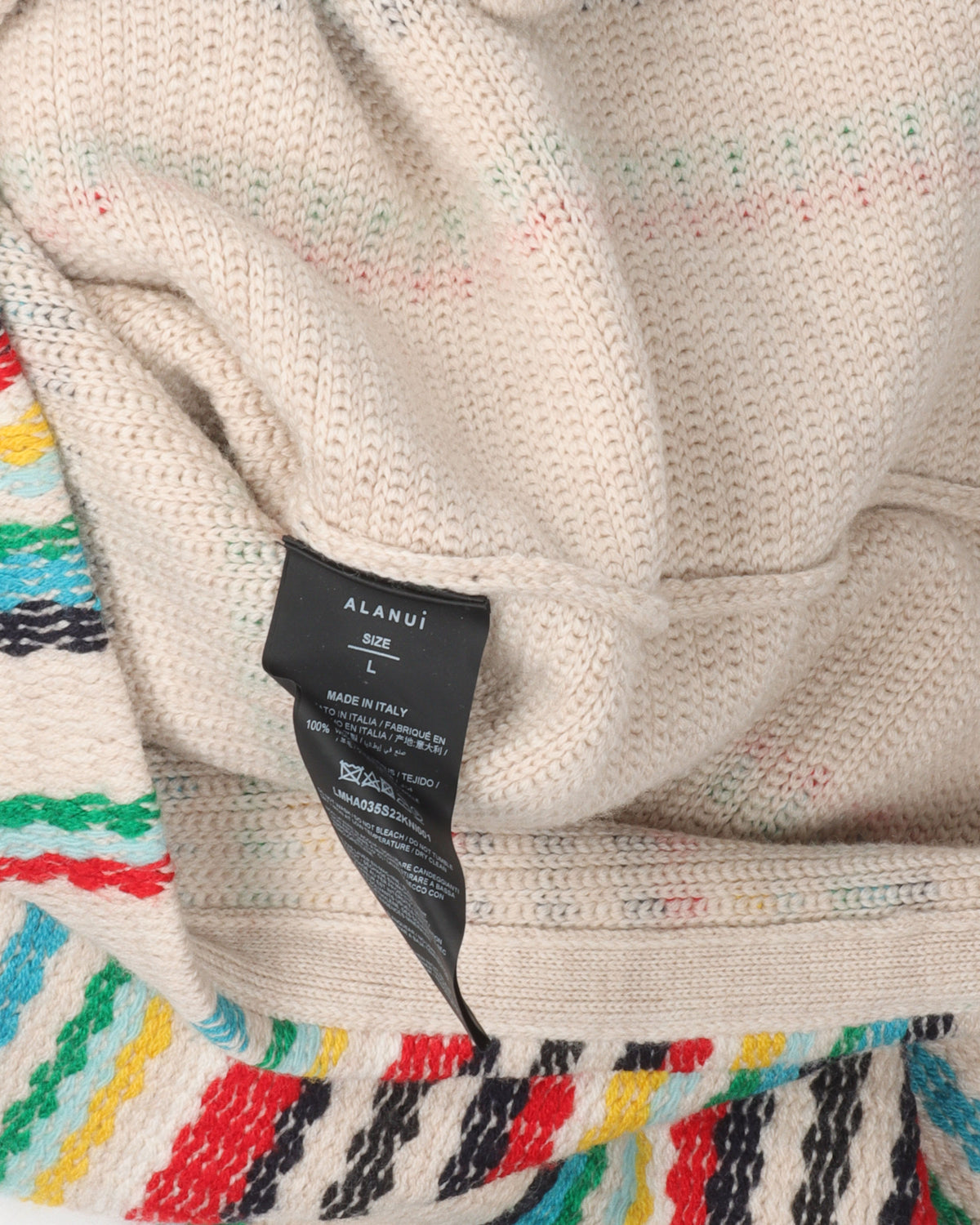 Striped Hooded Poncho