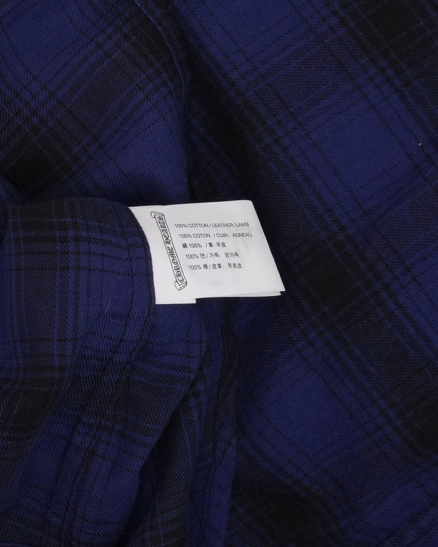 Plus Cross Patch Loose Ends Flannel Shirt