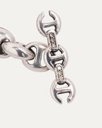 10MM Open-Link Wallet Chain with Diamonds