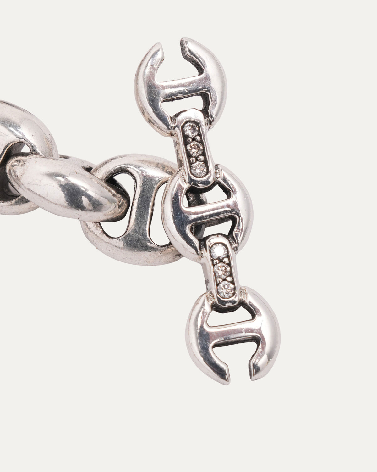 10MM Open-Link Wallet Chain with Diamonds
