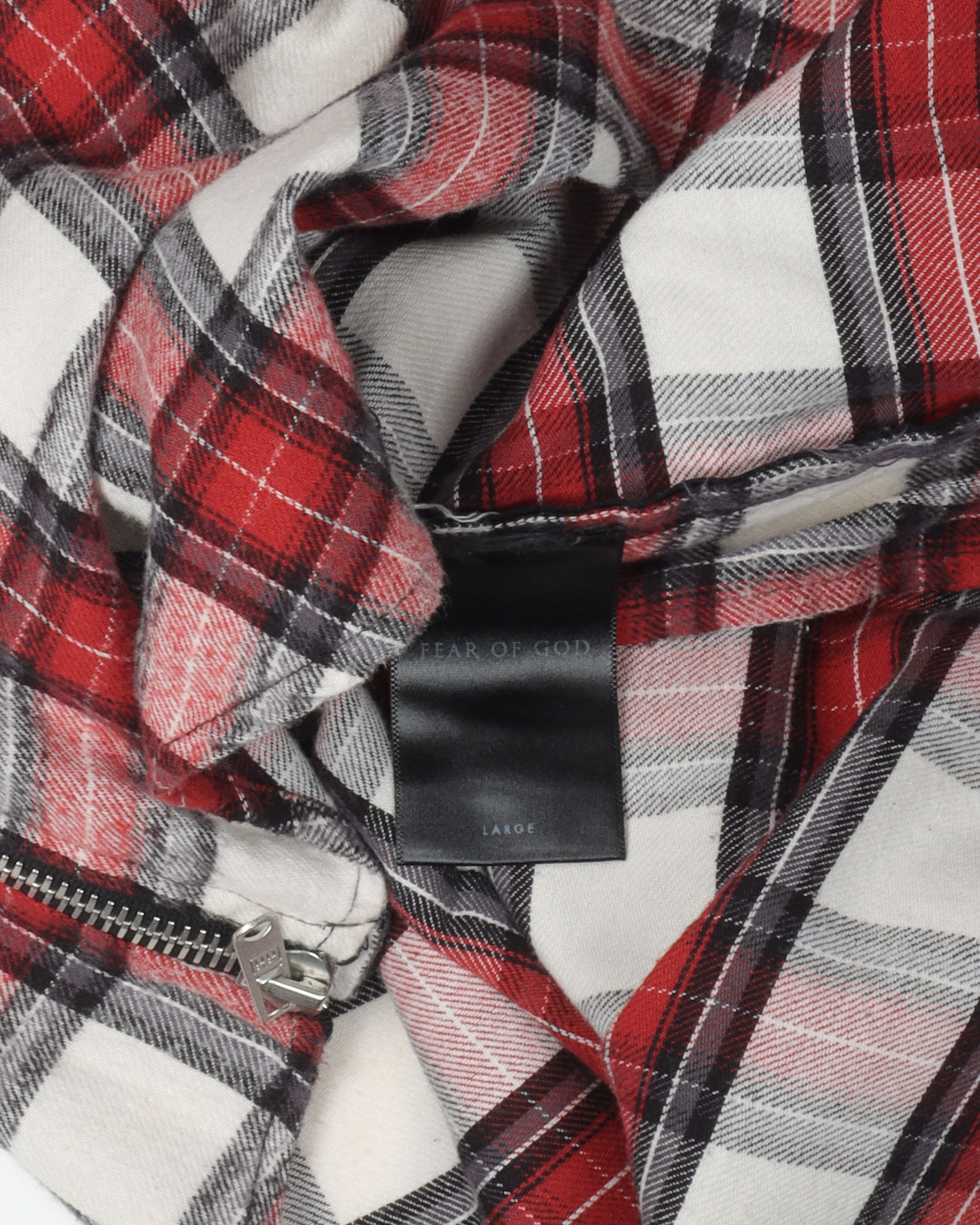 Third Collection Sleeveless Zipper Flannel