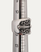 Oval Cross Ring