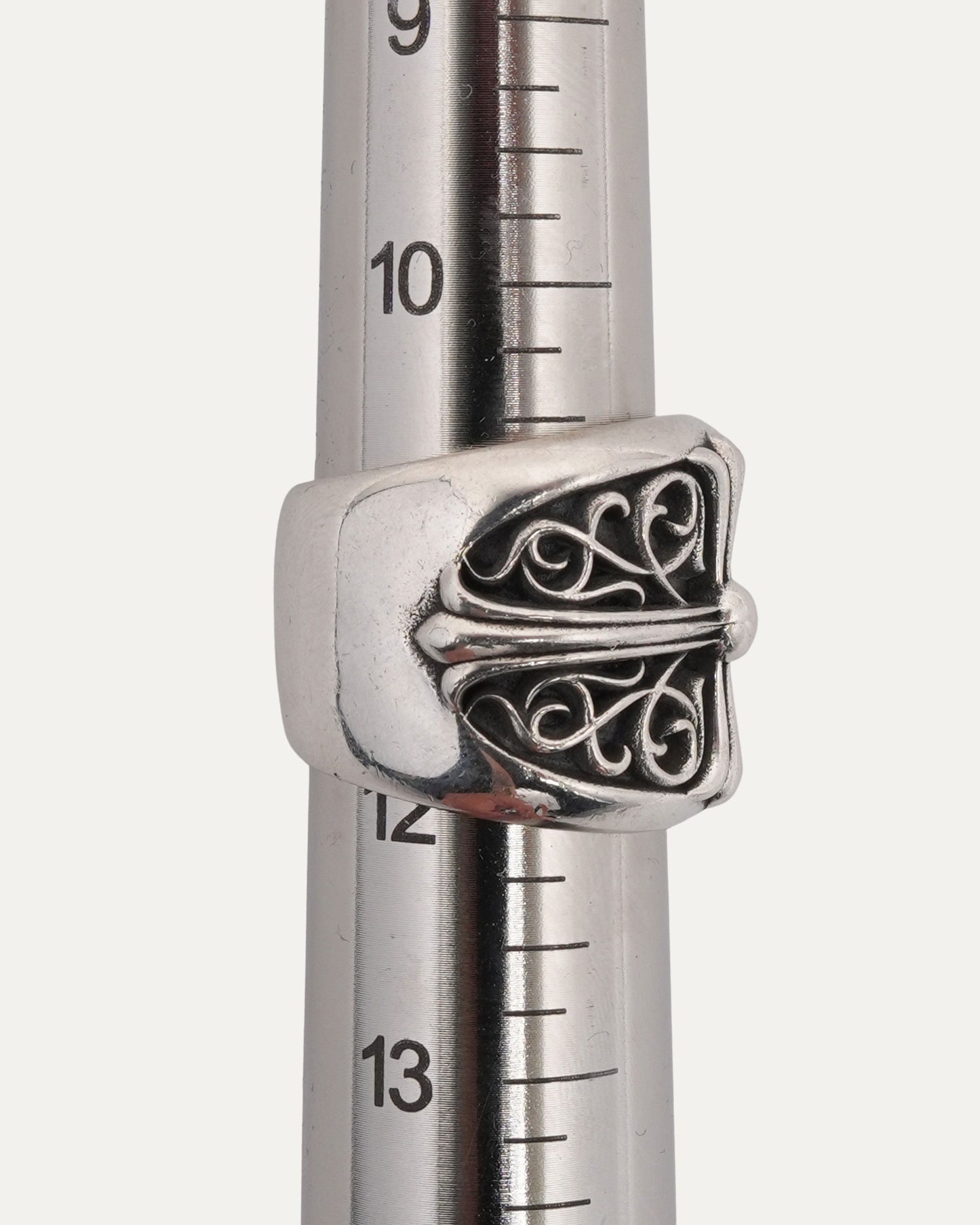 Oval Cross Ring