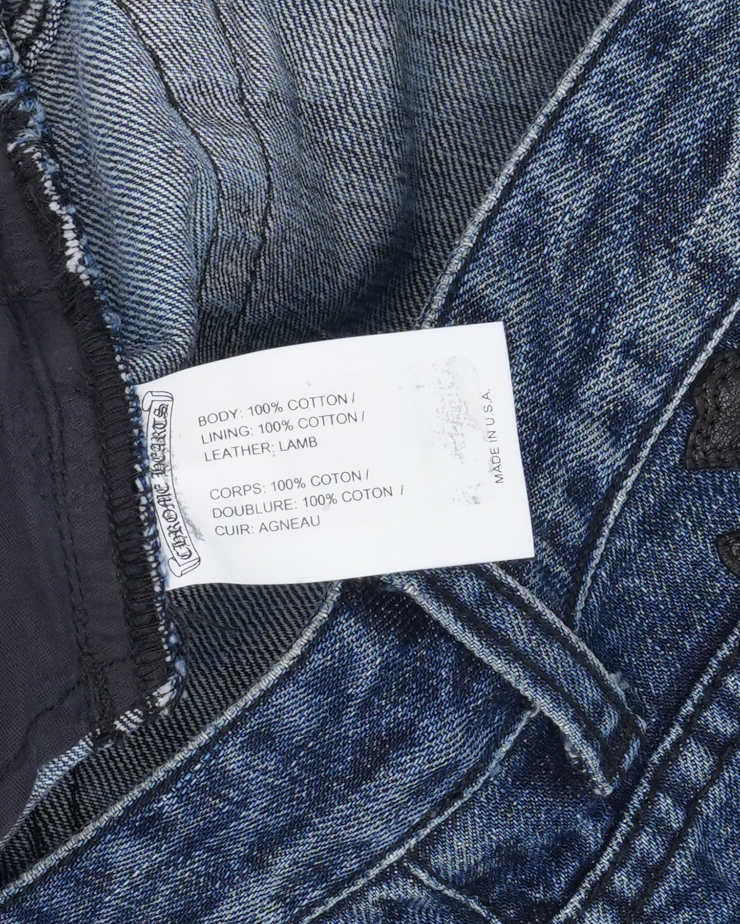 Turbo Diesel Cross Patch Jean Shorts