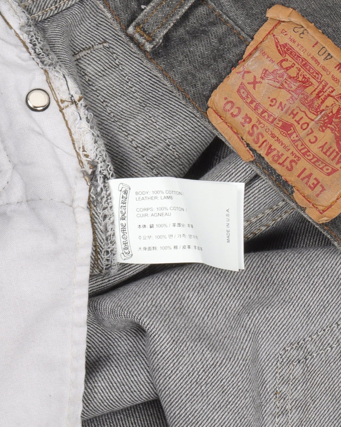 Levi's Leather Cross Jeans