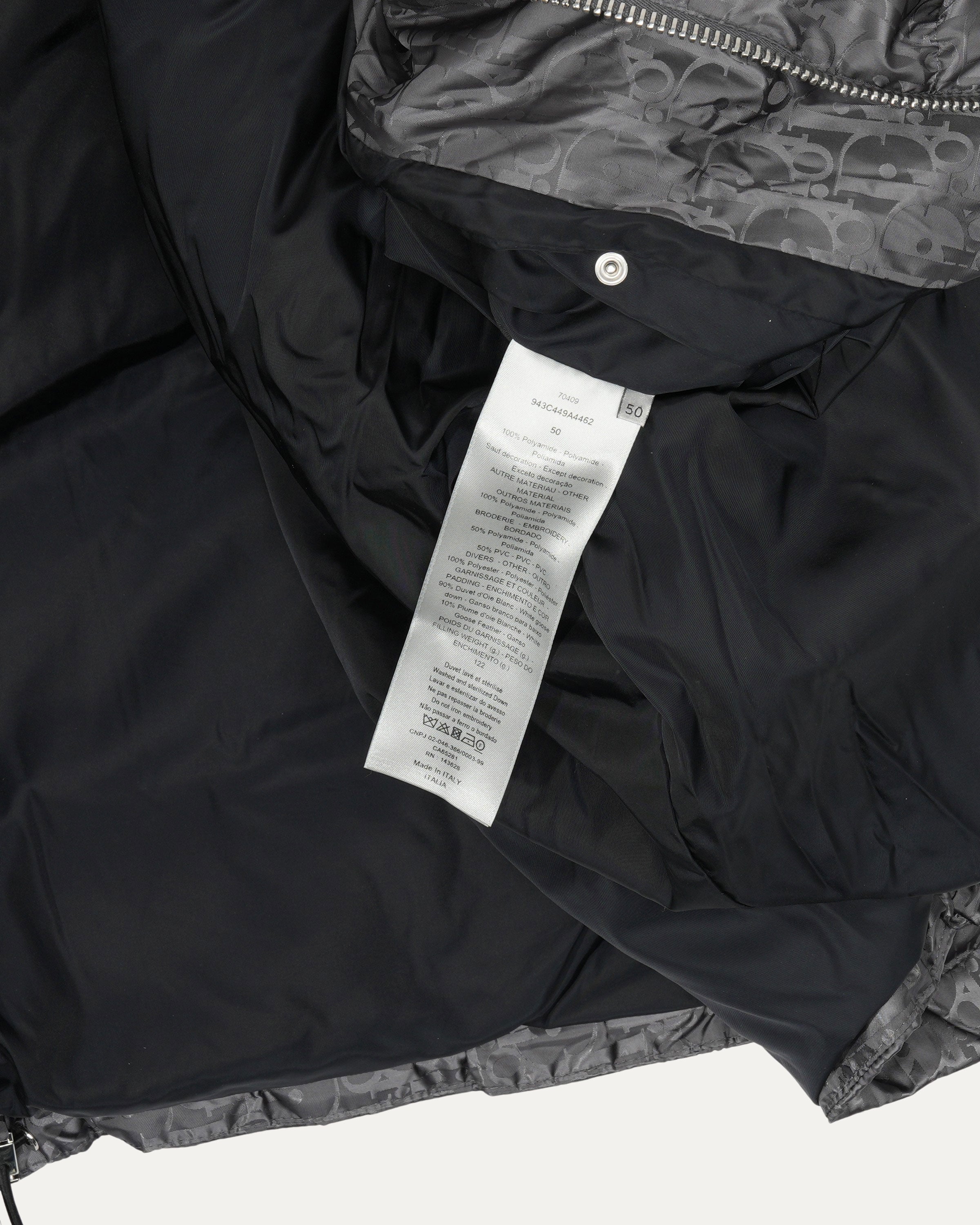 Oblique Down Puffer Jacket