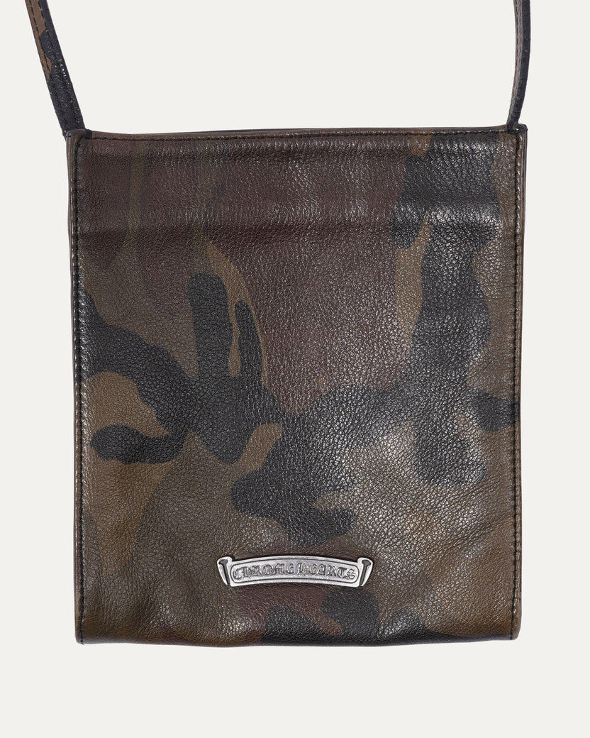 Camouflage Cemetery Cross Patch Shoulder Bag