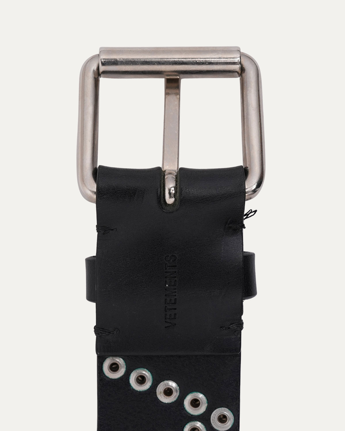 Studded Spellout Belt Choker