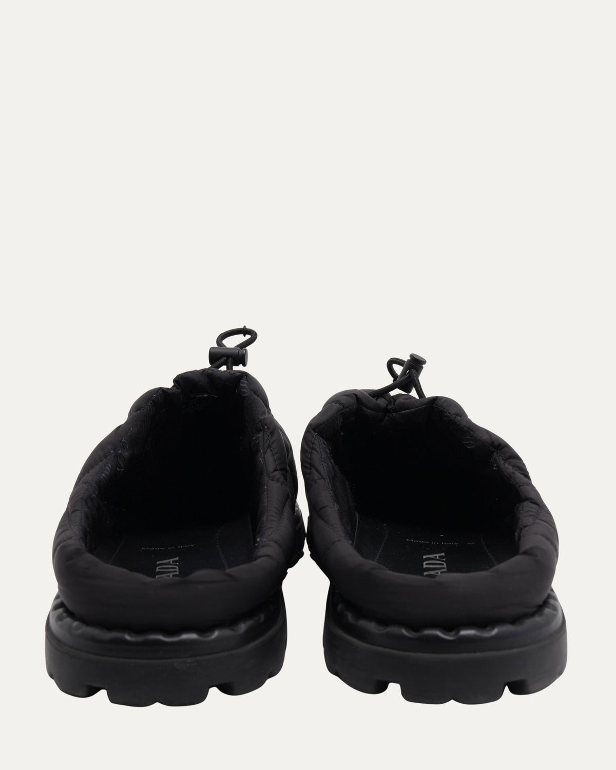Quilted Nylon Puffer Sandal