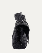 Quilted Rocketed Flap Bag