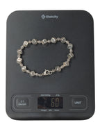 Silver Dice Bracelet
