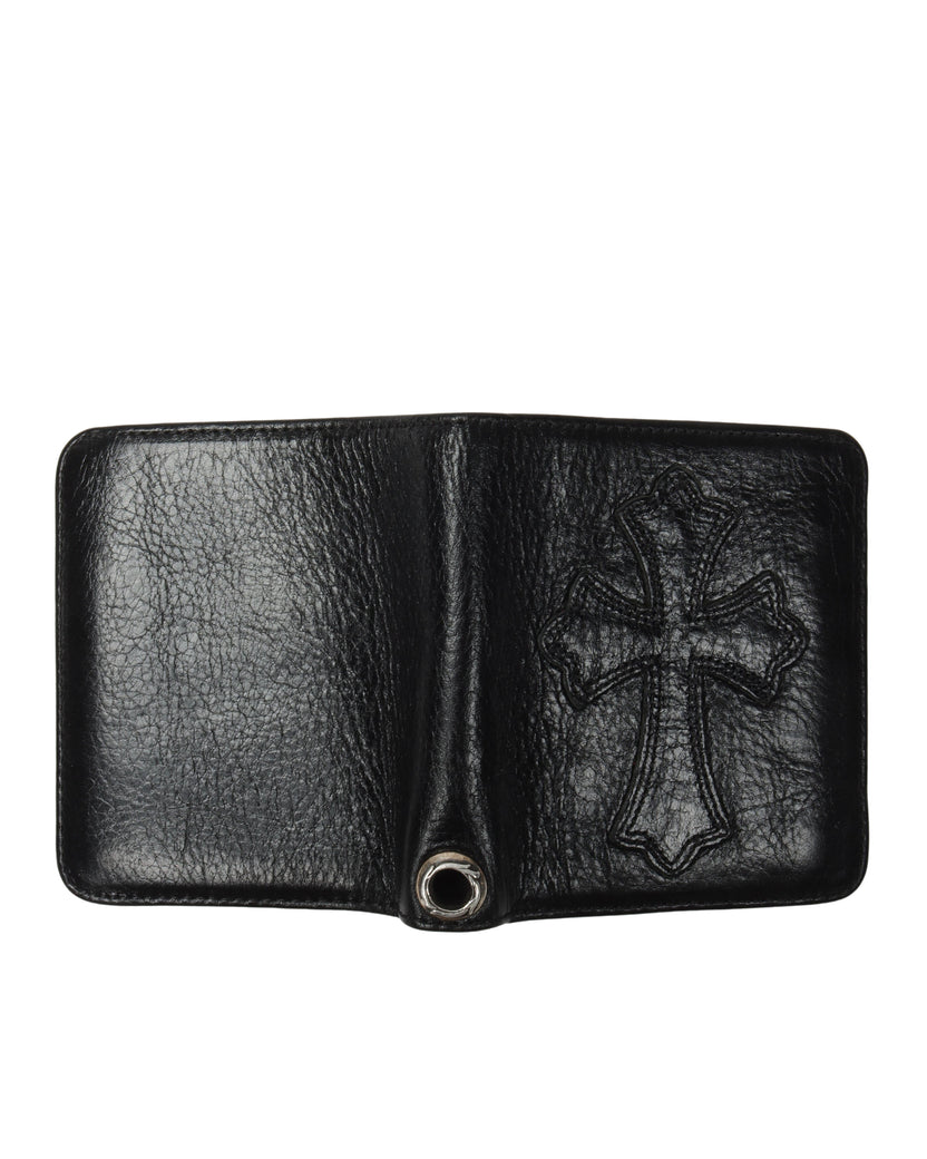 Chrome Hearts Leather Cross Patch Bifold Wallet