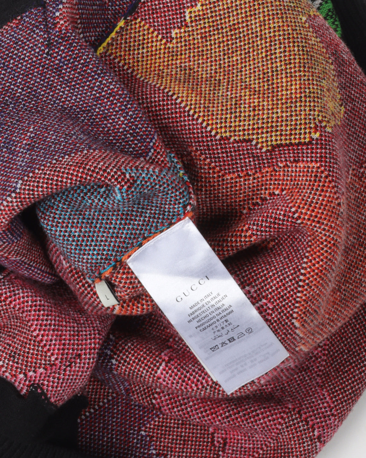Angry Tiger Wool Jacquard Cardigan