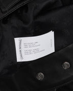 Cropped Leather Zip Jacket